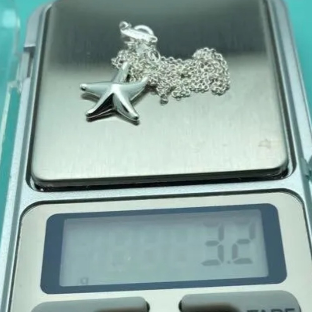 Tiffany and Co Luxury 925Sterling Silver Starfish - Picture 3 of 6